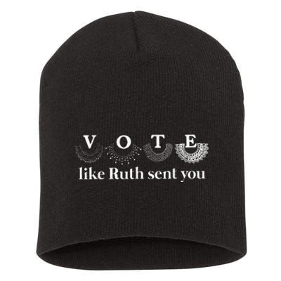 Vote Like Ruth Sent You Short Acrylic Beanie