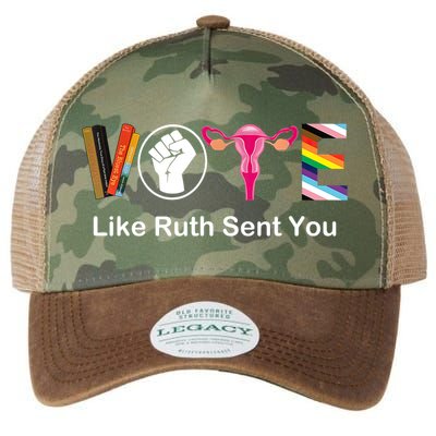 Vote Like Ruth Sent You Feminist Legacy Tie Dye Trucker Hat