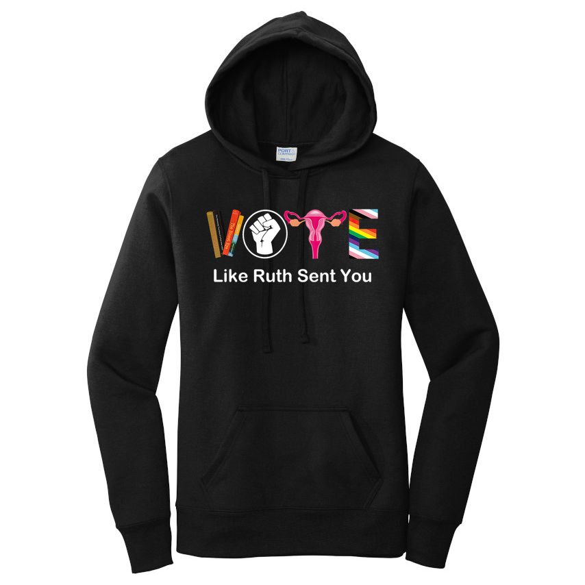 Vote Like Ruth Sent You Feminist Women's Pullover Hoodie