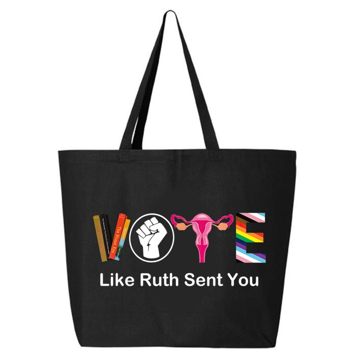 Vote Like Ruth Sent You Feminist 25L Jumbo Tote