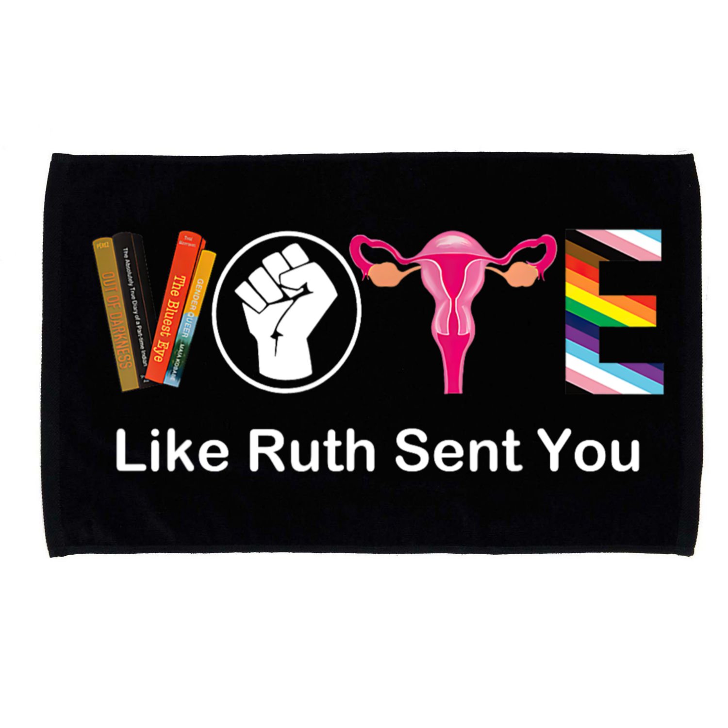 Vote Like Ruth Sent You Feminist Microfiber Hand Towel