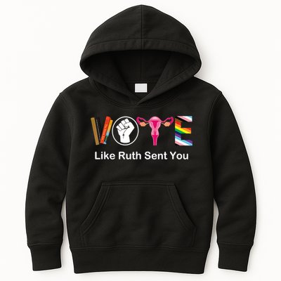 Vote Like Ruth Sent You Feminist Kids Hoodie