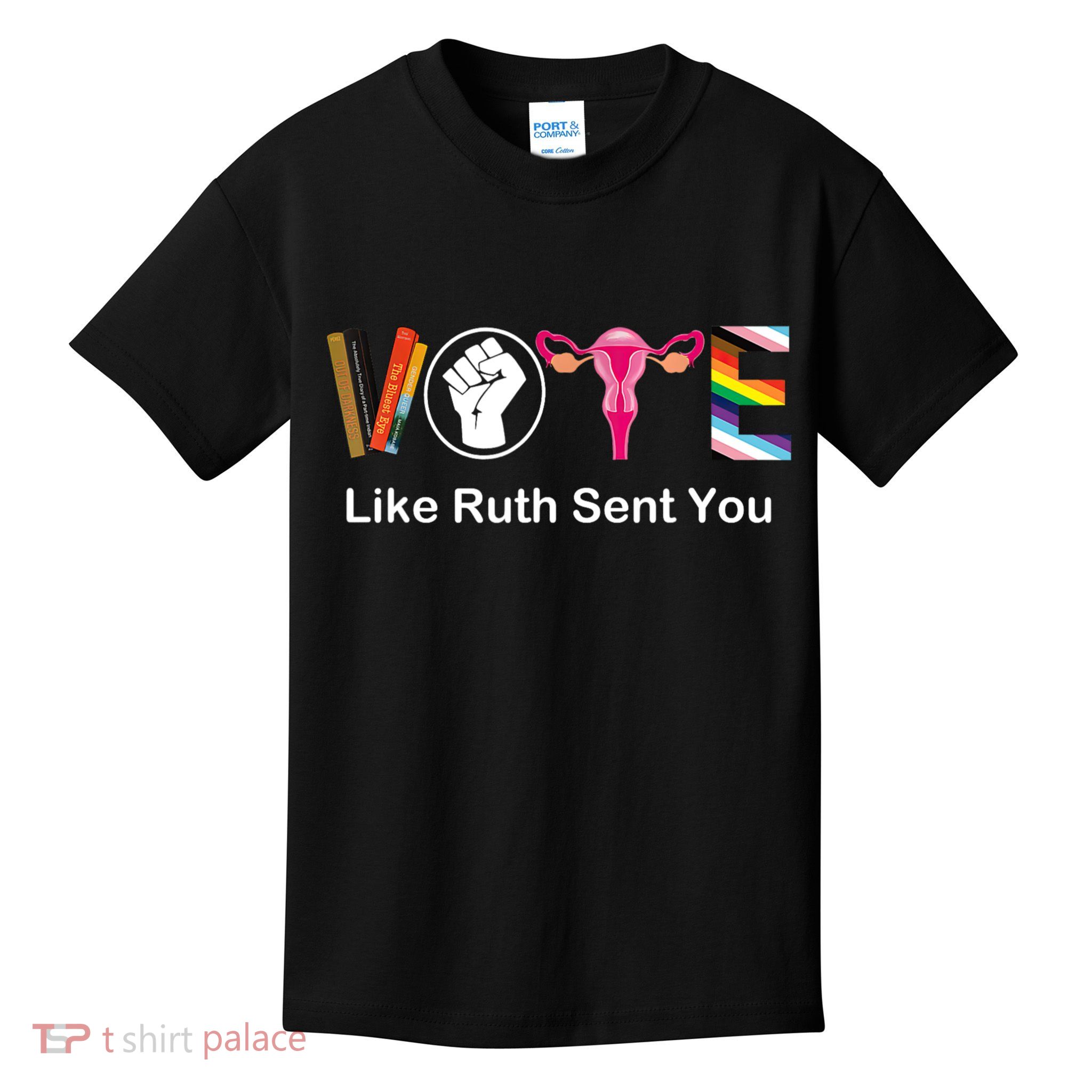Vote Like Ruth Sent You Feminist Kids T-Shirt