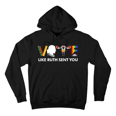 Vote Like Ruth Sent You Uterus Feminist Lgbt Hoodie