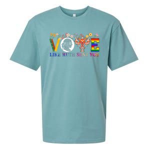 Vote Like Ruth Sent You Feminist Voting Inspirational Sueded Cloud Jersey T-Shirt