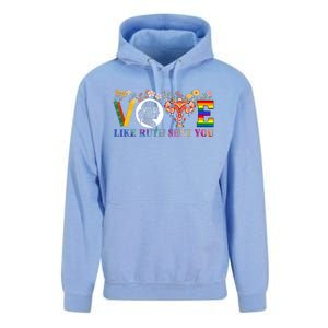 Vote Like Ruth Sent You Feminist Voting Inspirational Unisex Surf Hoodie