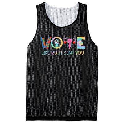 Vote Like Ruth Sent You T Election 2024 Ruth Bader Mesh Reversible Basketball Jersey Tank