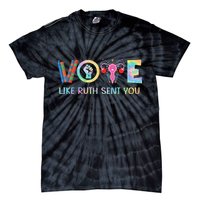 Vote Like Ruth Sent You T Election 2024 Ruth Bader Tie-Dye T-Shirt