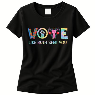 Vote Like Ruth Sent You T Election 2024 Ruth Bader Womens T-Shirt