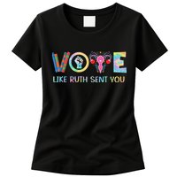 Vote Like Ruth Sent You T Election 2024 Ruth Bader Womens T-Shirt