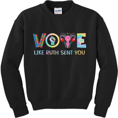 Vote Like Ruth Sent You T Election 2024 Ruth Bader Kids Sweatshirt