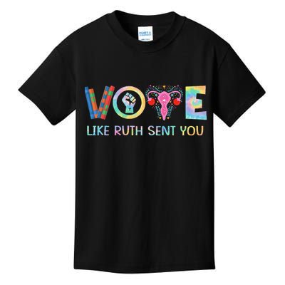 Vote Like Ruth Sent You T Election 2024 Ruth Bader Kids T-Shirt