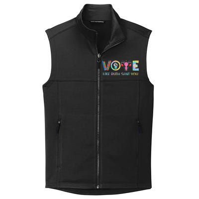 Vote Like Ruth Sent You T Election 2024 Ruth Bader Collective Smooth Fleece Vest