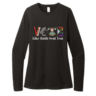 Vote Like Ruth Sent You Womens CVC Long Sleeve Shirt