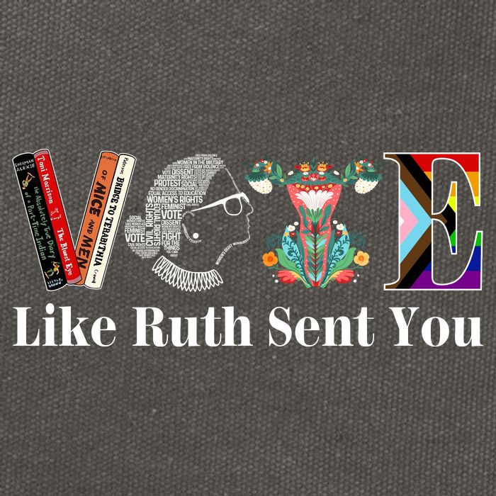 Vote Like Ruth Sent You Cotton Canvas Backpack