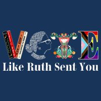 Vote Like Ruth Sent You 7 Panel Mesh Trucker Snapback Hat