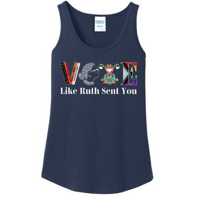 Vote Like Ruth Sent You Ladies Essential Tank