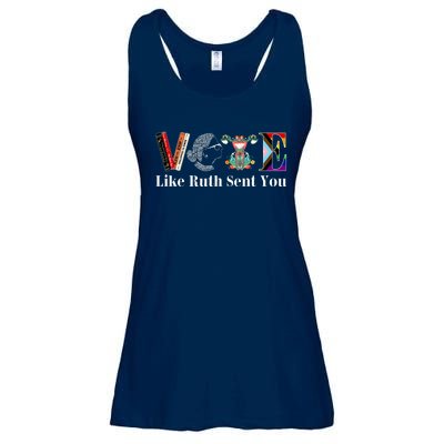 Vote Like Ruth Sent You Ladies Essential Flowy Tank