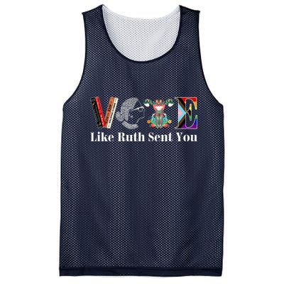 Vote Like Ruth Sent You Mesh Reversible Basketball Jersey Tank