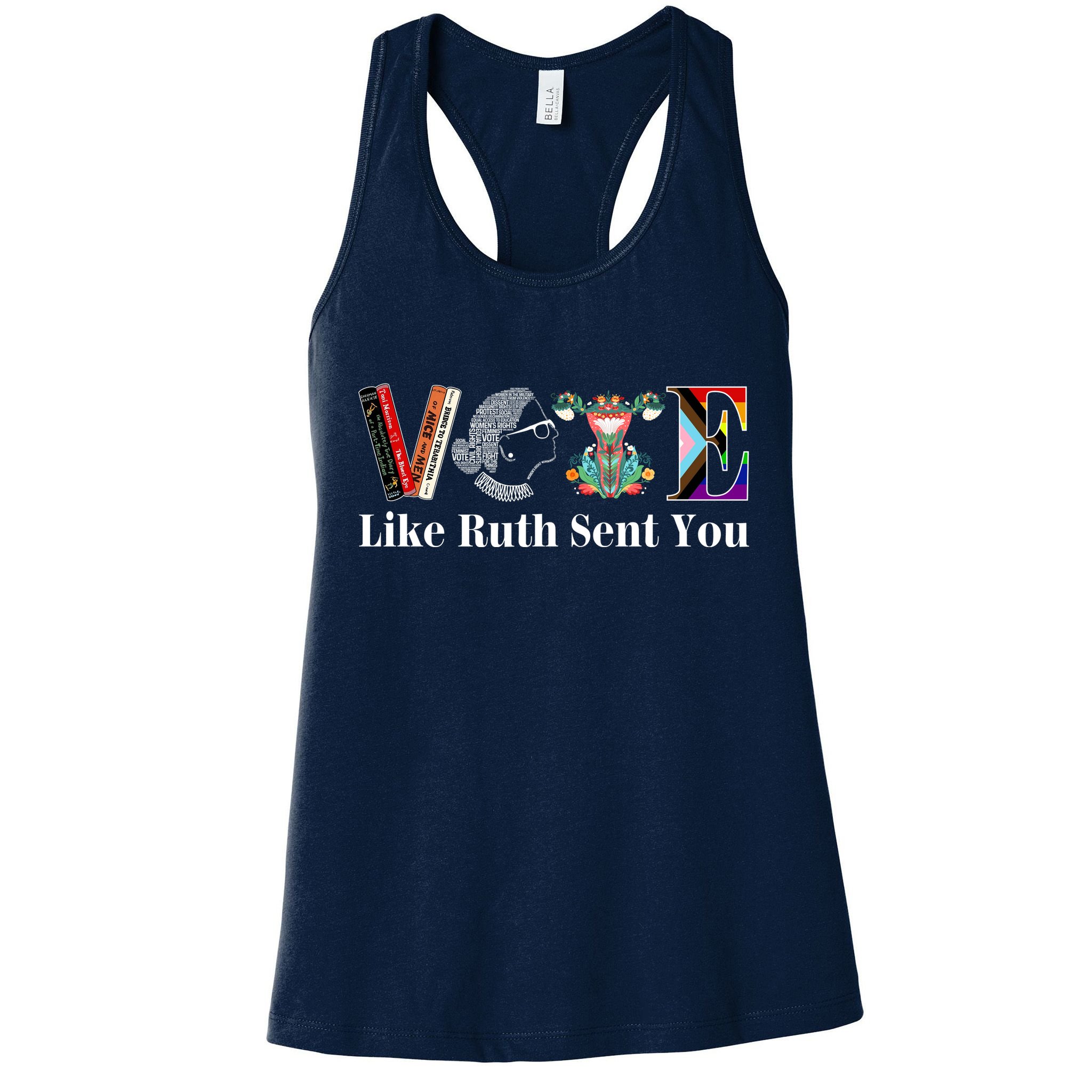 Vote Like Ruth Sent You Womens Tank Top