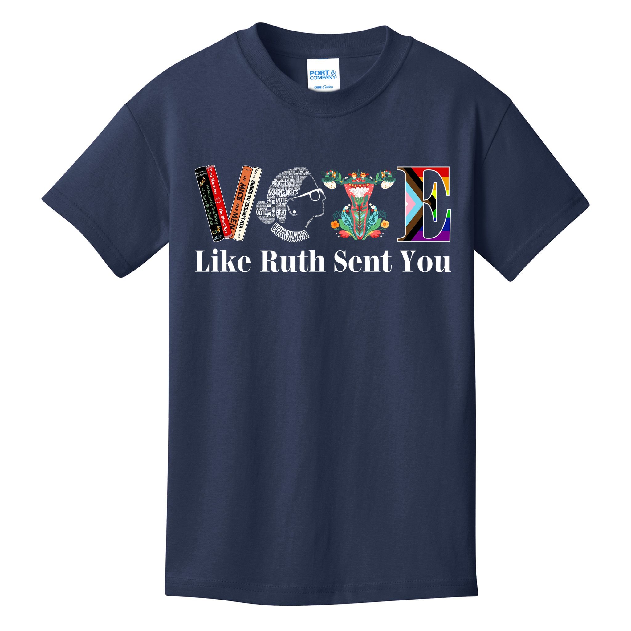 Vote Like Ruth Sent You Kids T-Shirt