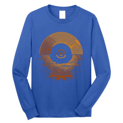 Vinyl Lp Records Gift Sunset Vinyl Gift Long Sleeve Shirt