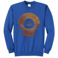 Vinyl Lp Records Gift Sunset Vinyl Gift Sweatshirt