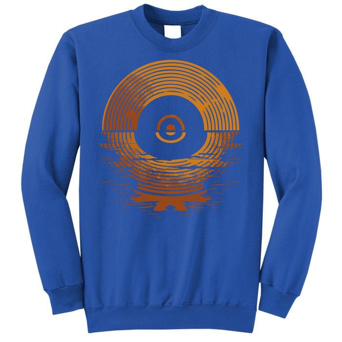 Vinyl Lp Records Gift Sunset Vinyl Gift Sweatshirt