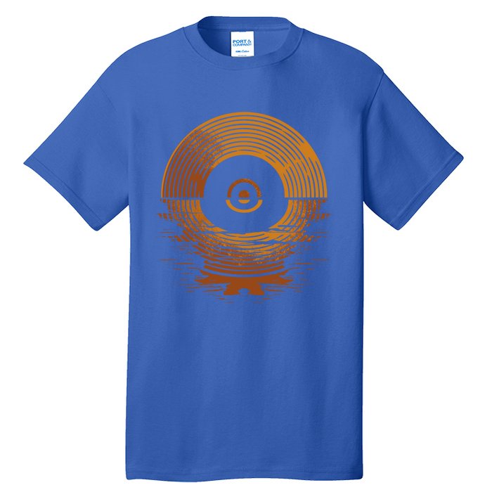 Vinyl Lp Records Gift Sunset Vinyl Gift Tall T-Shirt