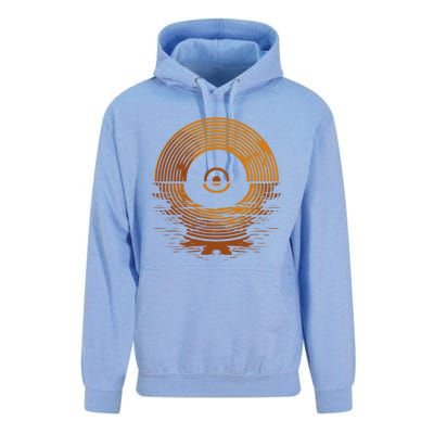 Vinyl Lp Records Gift Sunset Vinyl Gift Unisex Surf Hoodie