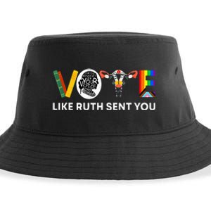 Vote Like Ruth Sent You Uterus Feminist Lgbt Sustainable Bucket Hat