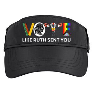 Vote Like Ruth Sent You Uterus Feminist Lgbt Adult Drive Performance Visor