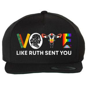 Vote Like Ruth Sent You Uterus Feminist Lgbt Wool Snapback Cap