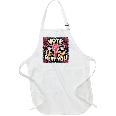 Vote Like Ruth Sent You Rbg Feminist Voting Full-Length Apron With Pockets