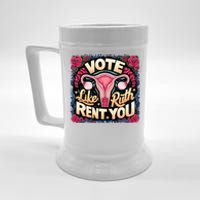 Vote Like Ruth Sent You Rbg Feminist Voting Beer Stein