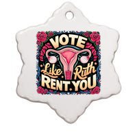 Vote Like Ruth Sent You Rbg Feminist Voting Ceramic Star Ornament