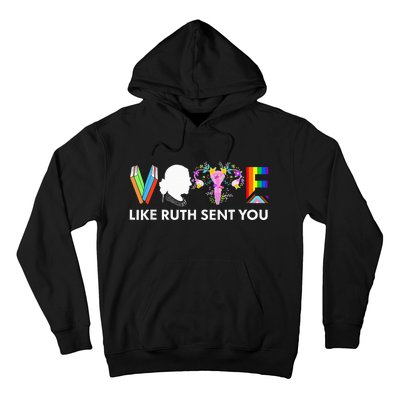 Vote Like Ruth Sent You Funny Uterus Feminist Lgbt Hoodie