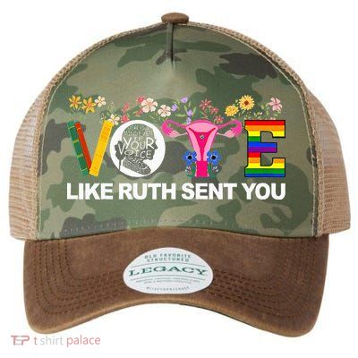 Vote Like Ruth Sent You Legacy Tie Dye Trucker Hat