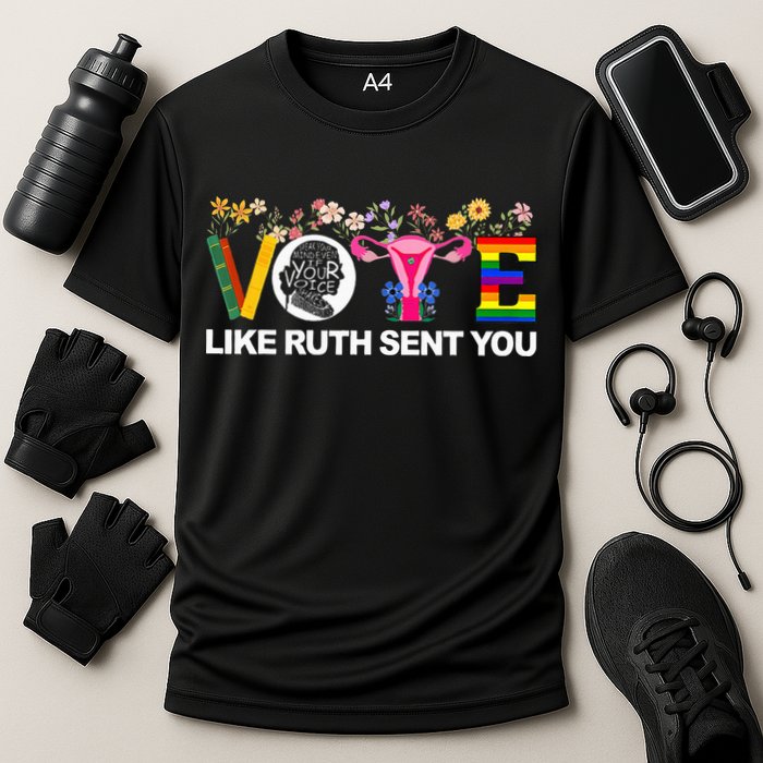 Vote Like Ruth Sent You Cooling Performance Crew T-Shirt