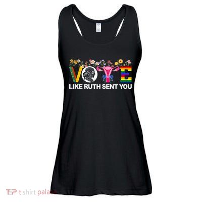 Vote Like Ruth Sent You Ladies Essential Flowy Tank