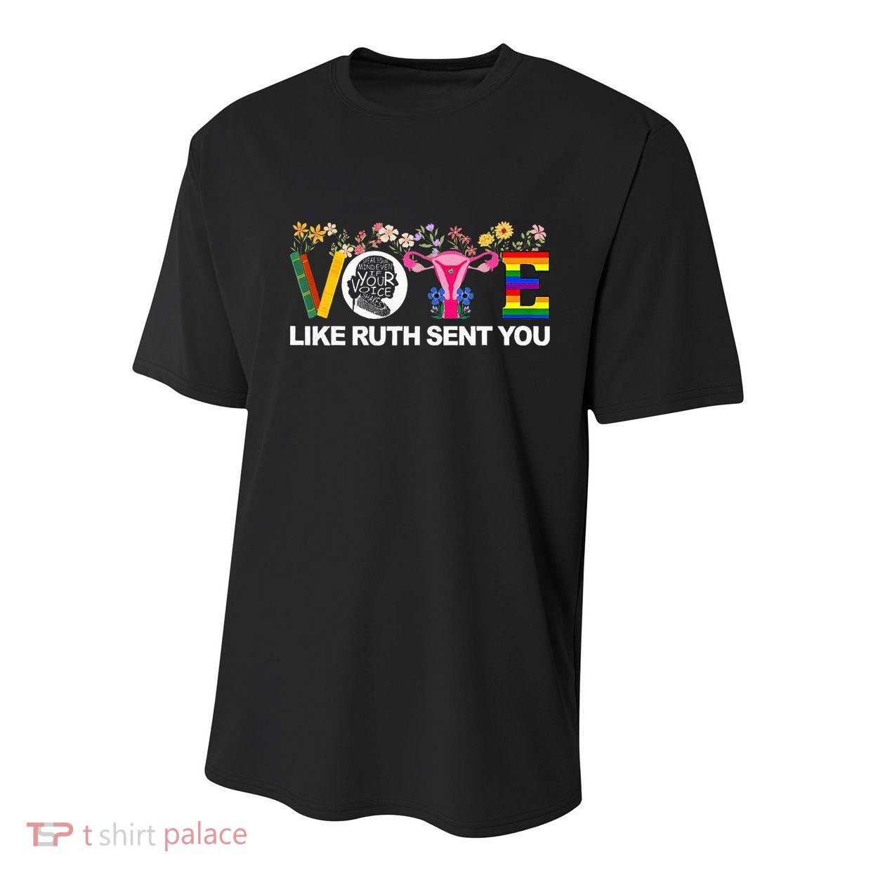 Vote Like Ruth Sent You Youth Performance Sprint T-Shirt