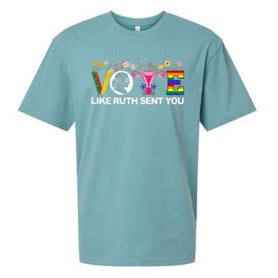 Vote Like Ruth Sent You Sueded Cloud Jersey T-Shirt