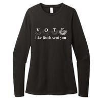 Vote Like Ruth Sent You Womens CVC Long Sleeve Shirt