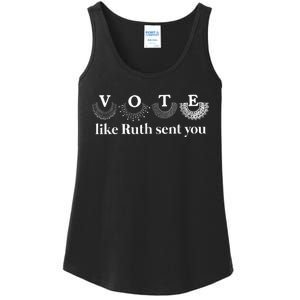 Vote Like Ruth Sent You Ladies Essential Tank