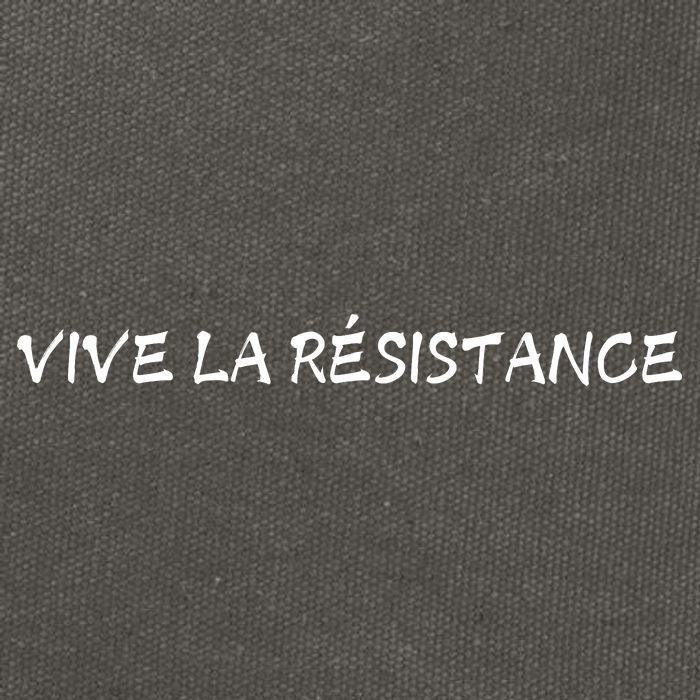 Vive La Resistance Cotton Canvas Backpack