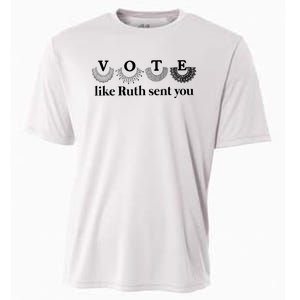 Vote Like Ruth Sent You Feminist Cooling Performance Crew T-Shirt