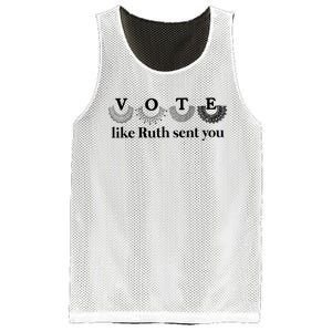 Vote Like Ruth Sent You Feminist Mesh Reversible Basketball Jersey Tank