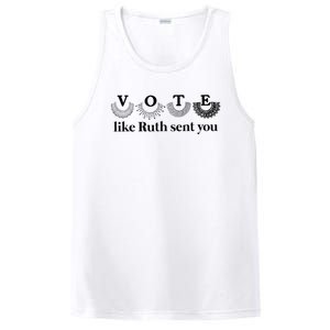 Vote Like Ruth Sent You Feminist PosiCharge Competitor Tank