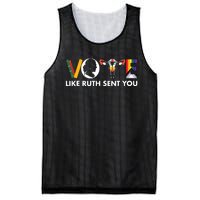 Vote Like Ruth Sent You Funny Uterus Feminist Lgbt Mesh Reversible Basketball Jersey Tank