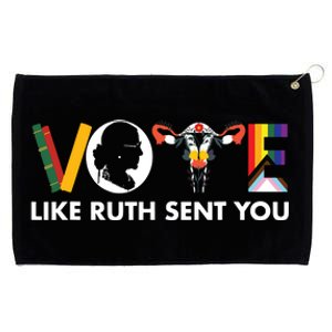 Vote Like Ruth Sent You Funny Uterus Feminist Lgbt Grommeted Golf Towel